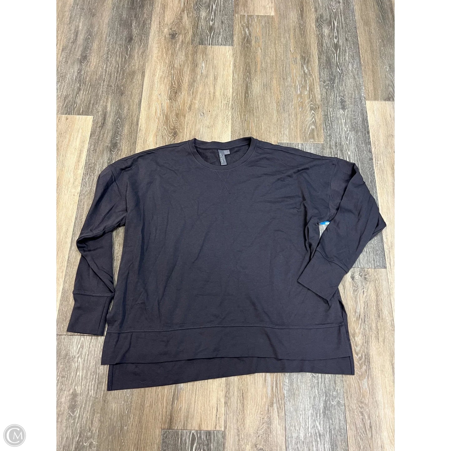 Athletic Top Long Sleeve Crewneck By Sweaty Betty In Grey, Size: Xxl