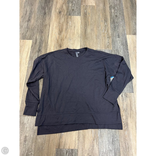 Athletic Top Long Sleeve Crewneck By Sweaty Betty In Grey, Size: Xxl