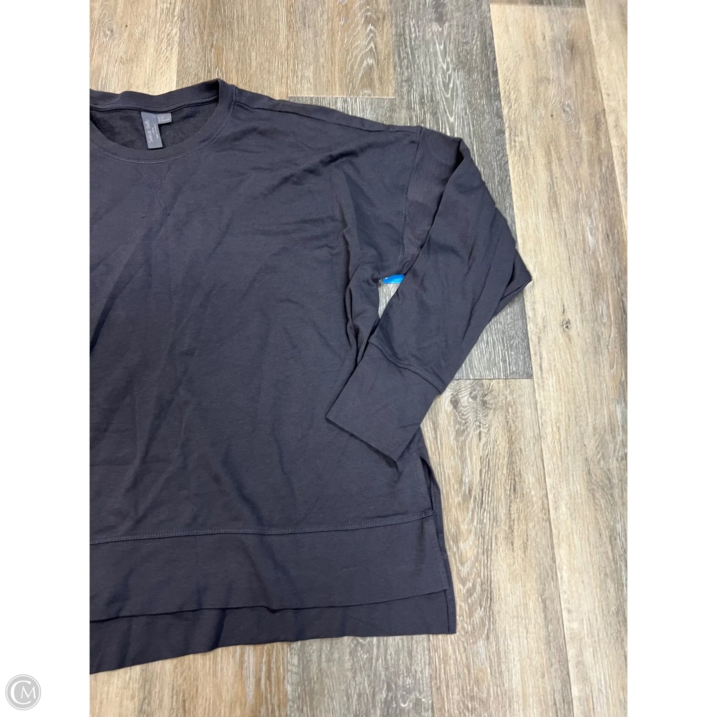 Athletic Top Long Sleeve Crewneck By Sweaty Betty In Grey, Size: Xxl