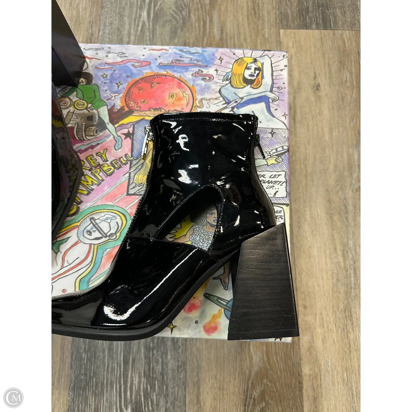 Boots Ankle Heels By Jeffrey Campbell In Black, Size: 6.5