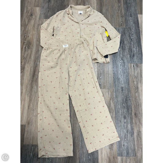 Lounge Set Pants By American Eagle In Tan, Size: M