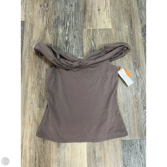 Top Sleeveless By Abercrombie And Fitch In Brown, Size: S