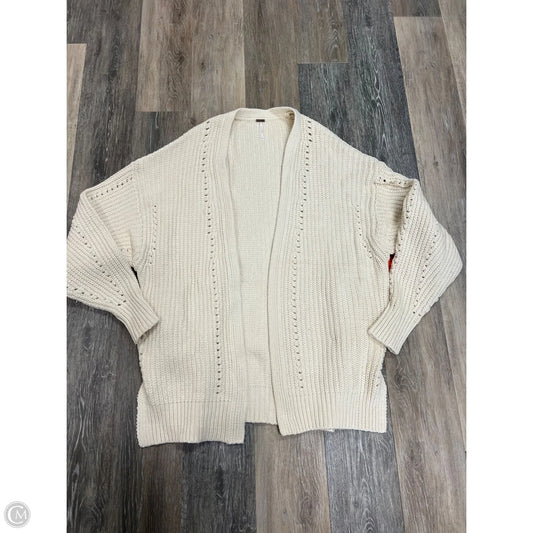 Sweater Cardigan By Free People In Cream, Size: Xs