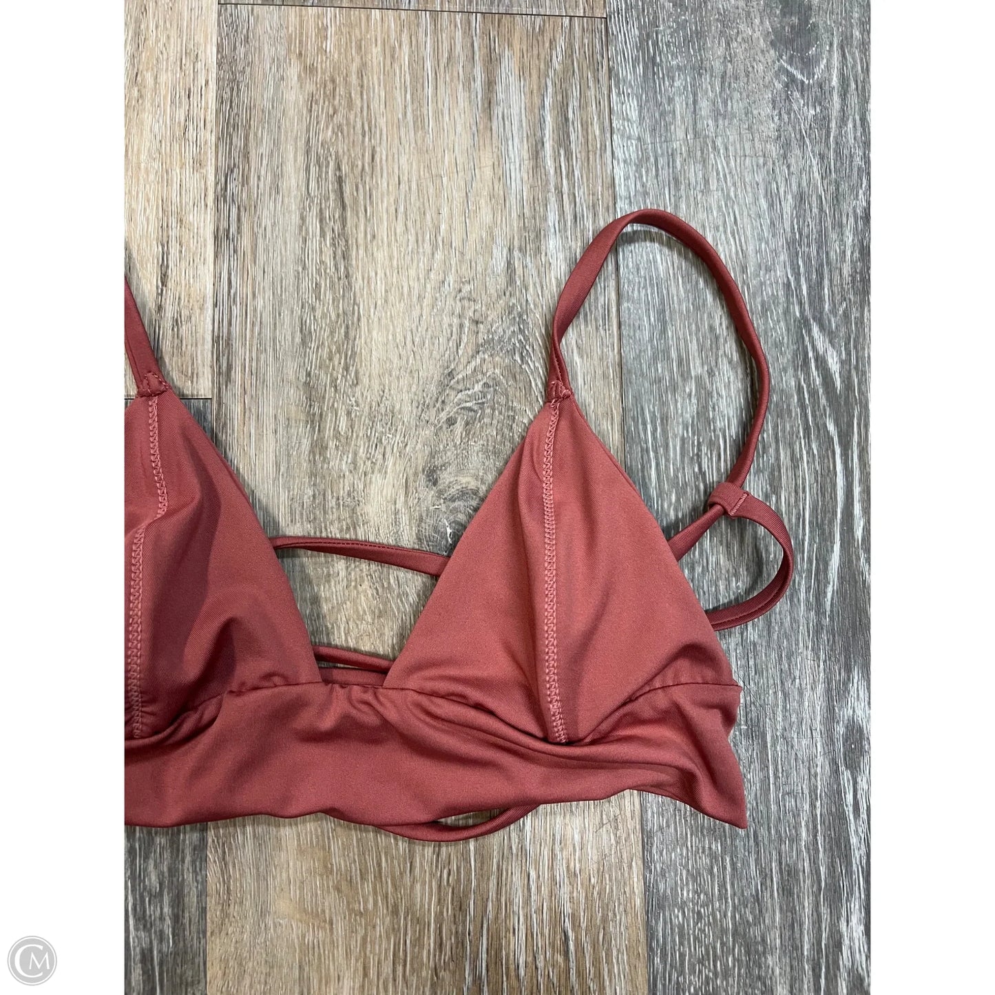 Swimsuit Top By Gooseberry SeasideIn Pink, Size: Xs