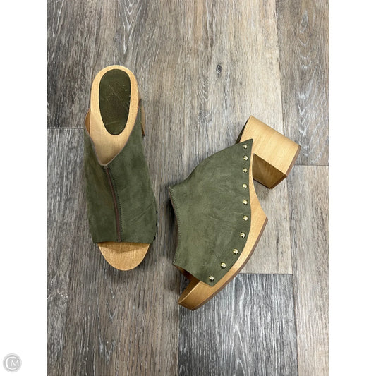 Sandals Heels Block By Sam Edelman In Green, Size: 10