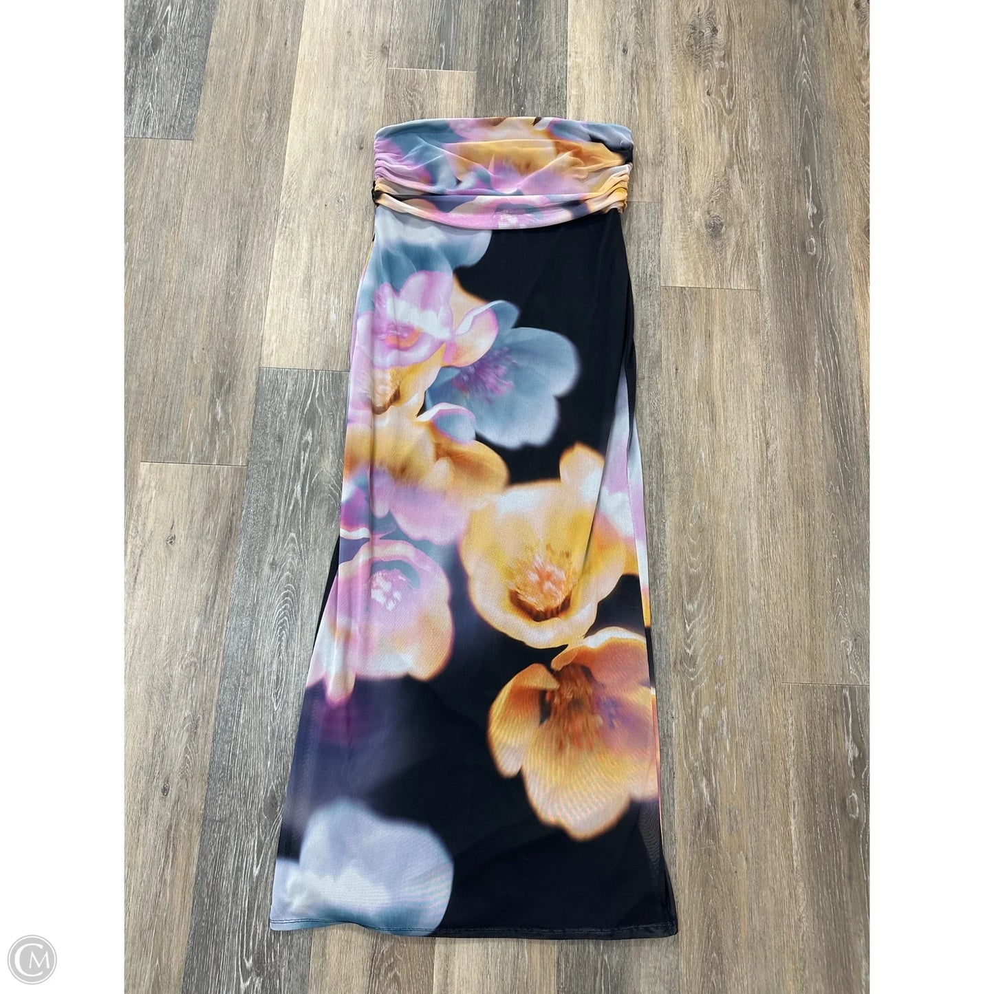 Dress Casual Maxi By Asos In Floral Print, Size: L