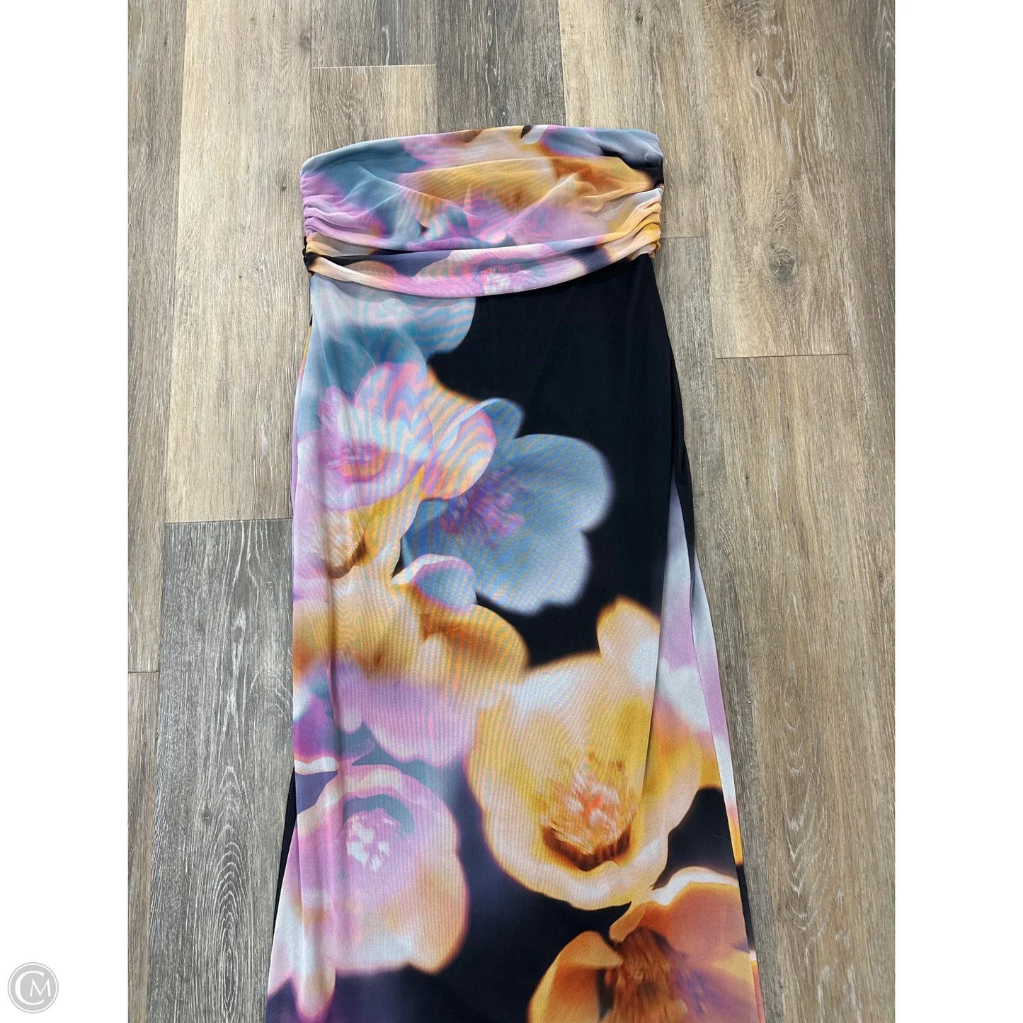Dress Casual Maxi By Asos In Floral Print, Size: L