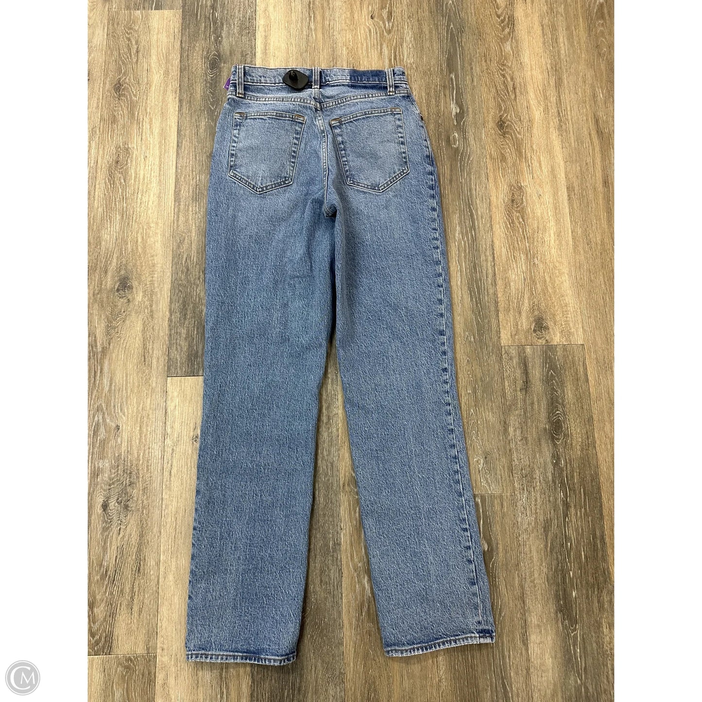 Jeans Straight By Abercrombie And Fitch In Blue Denim, Size: 4l