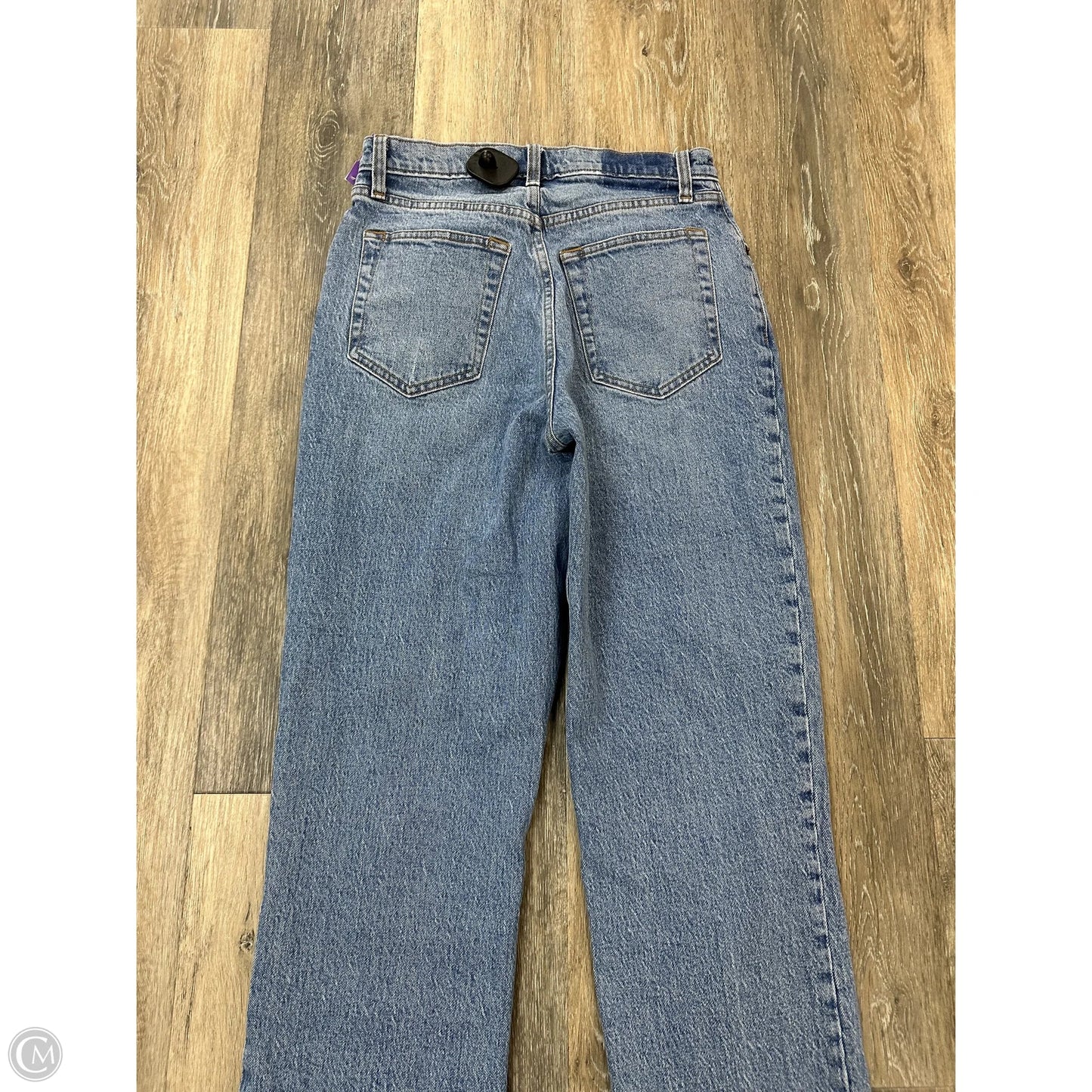 Jeans Straight By Abercrombie And Fitch In Blue Denim, Size: 4l