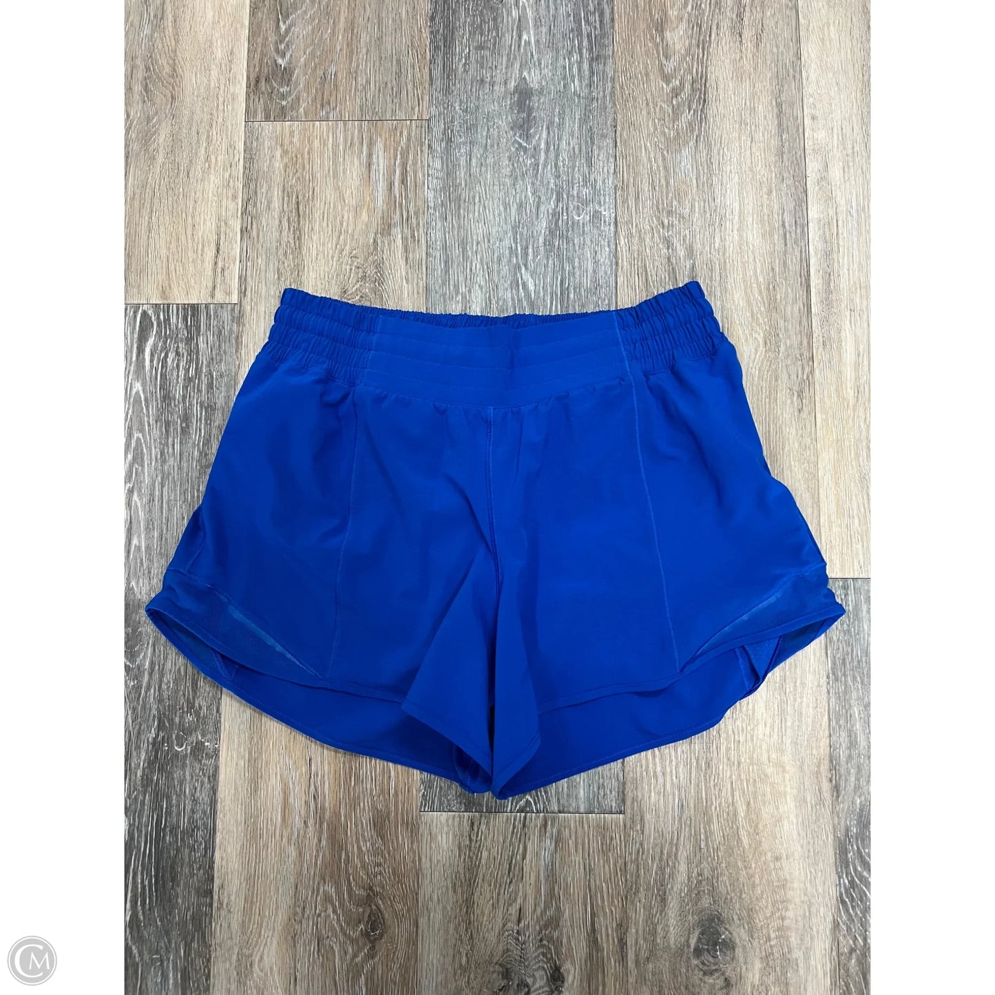 Athletic Shorts By Lululemon In Blue, Size: 8