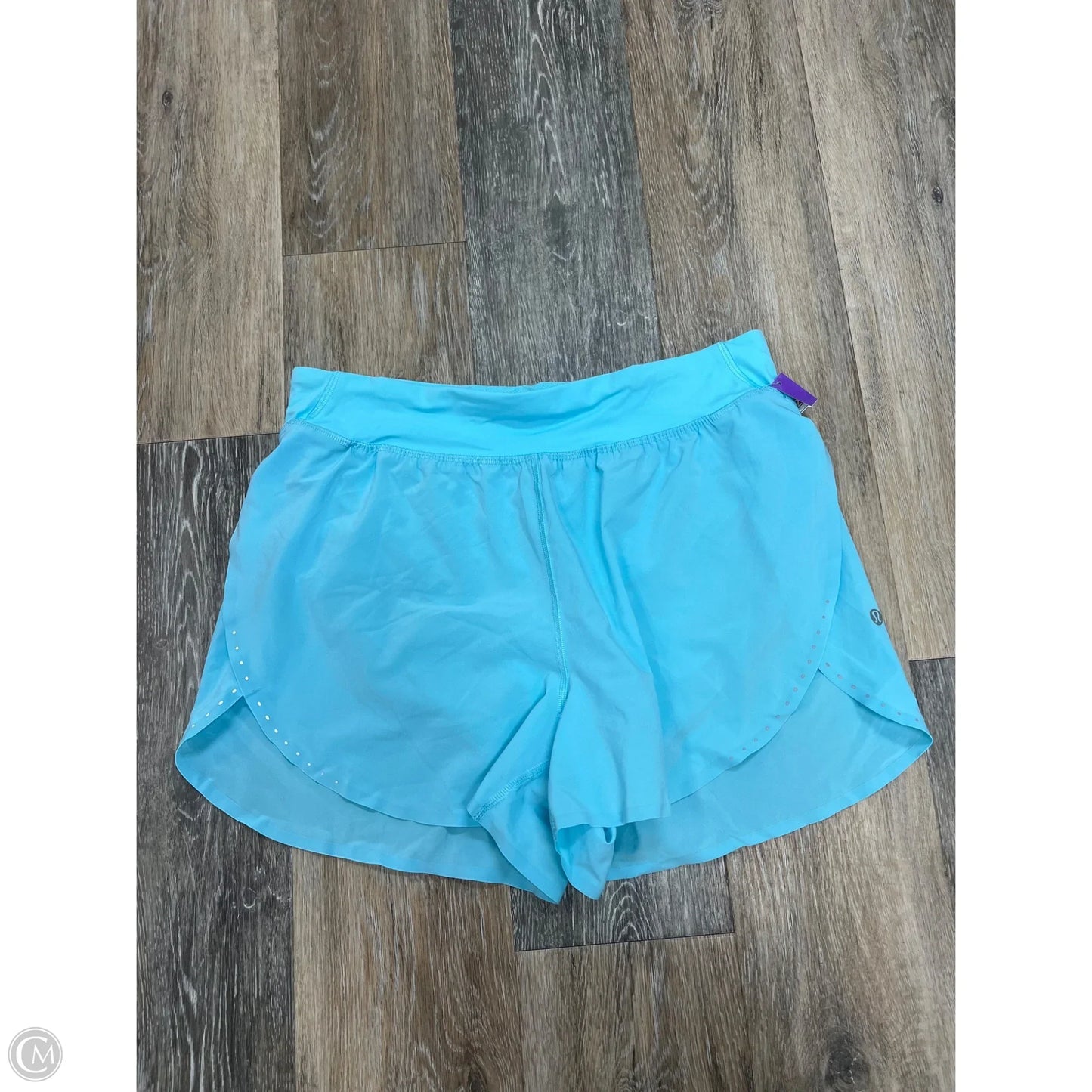 Athletic Shorts By Lululemon In Blue, Size: 8