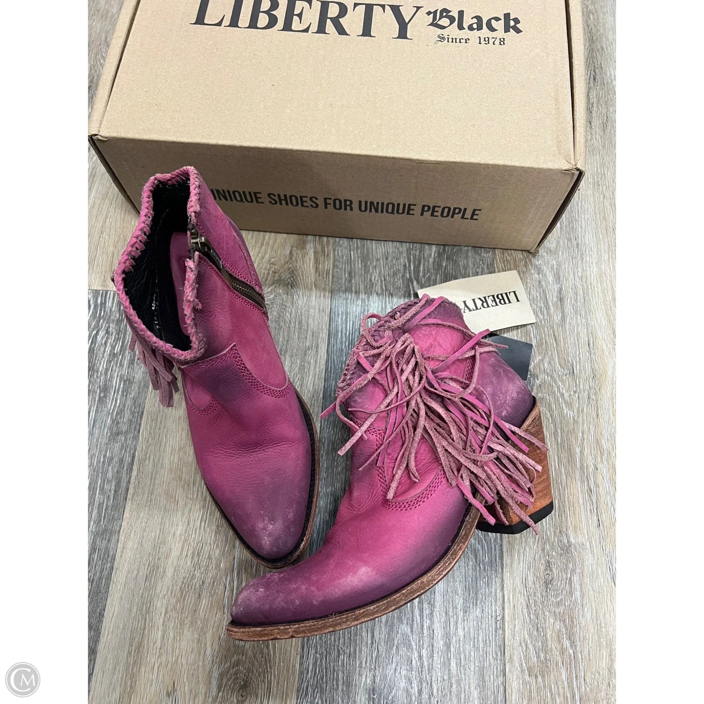 Boots Western By Liberty Black In Pink, Size: 8