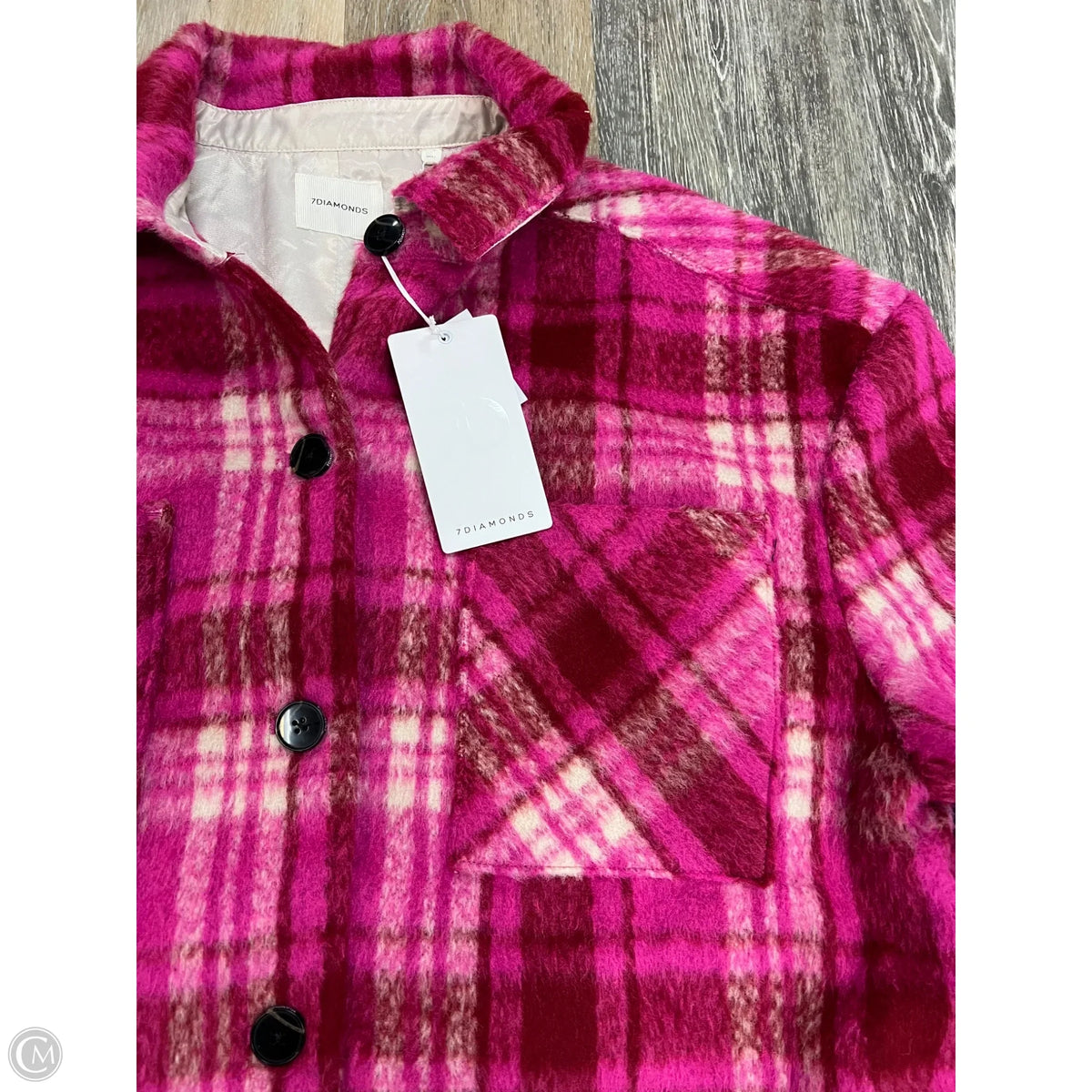 Jacket Other By 7 Diamonds In Plaid Pattern, Size: Xl