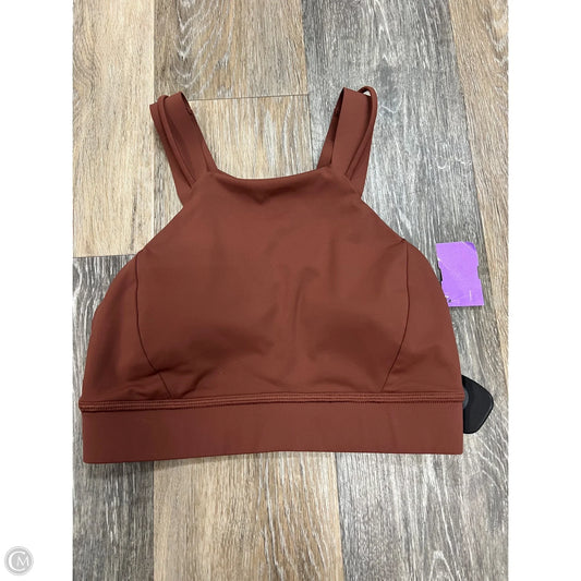 Athletic Bra By Lululemon In Orange, Size: 6