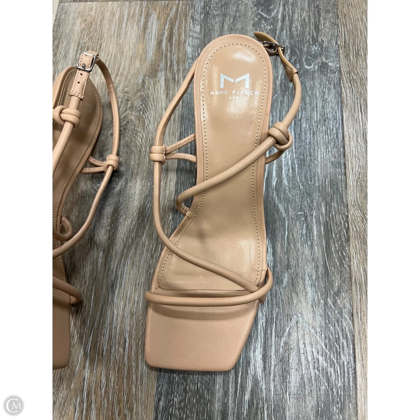 Shoes Heels Block By Marc Fisher In Tan, Size: 8.5