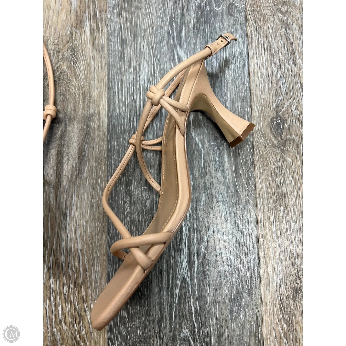 Shoes Heels Block By Marc Fisher In Tan, Size: 8.5