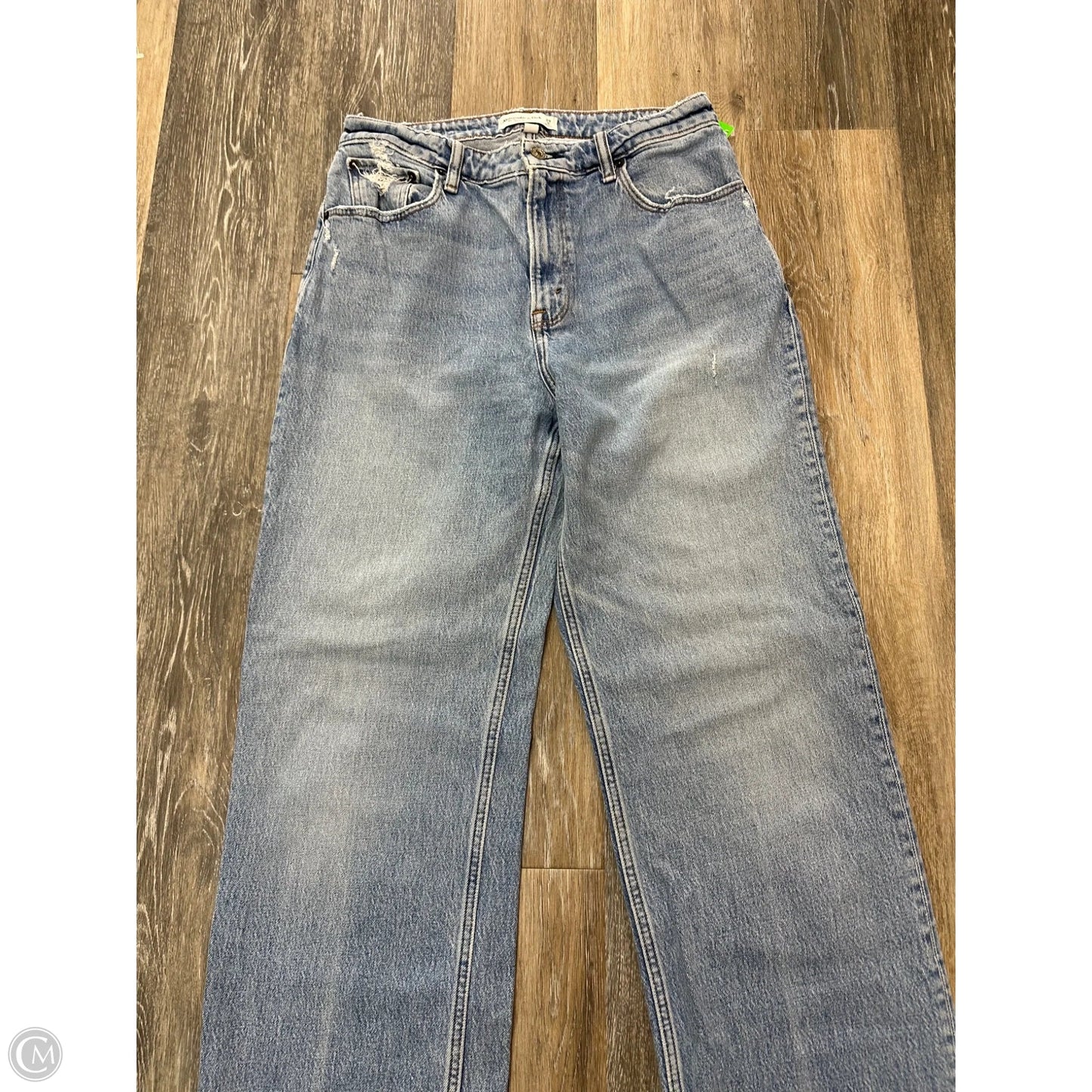 Jeans Boyfriend By Abercrombie And Fitch In Blue Denim, Size: 8
