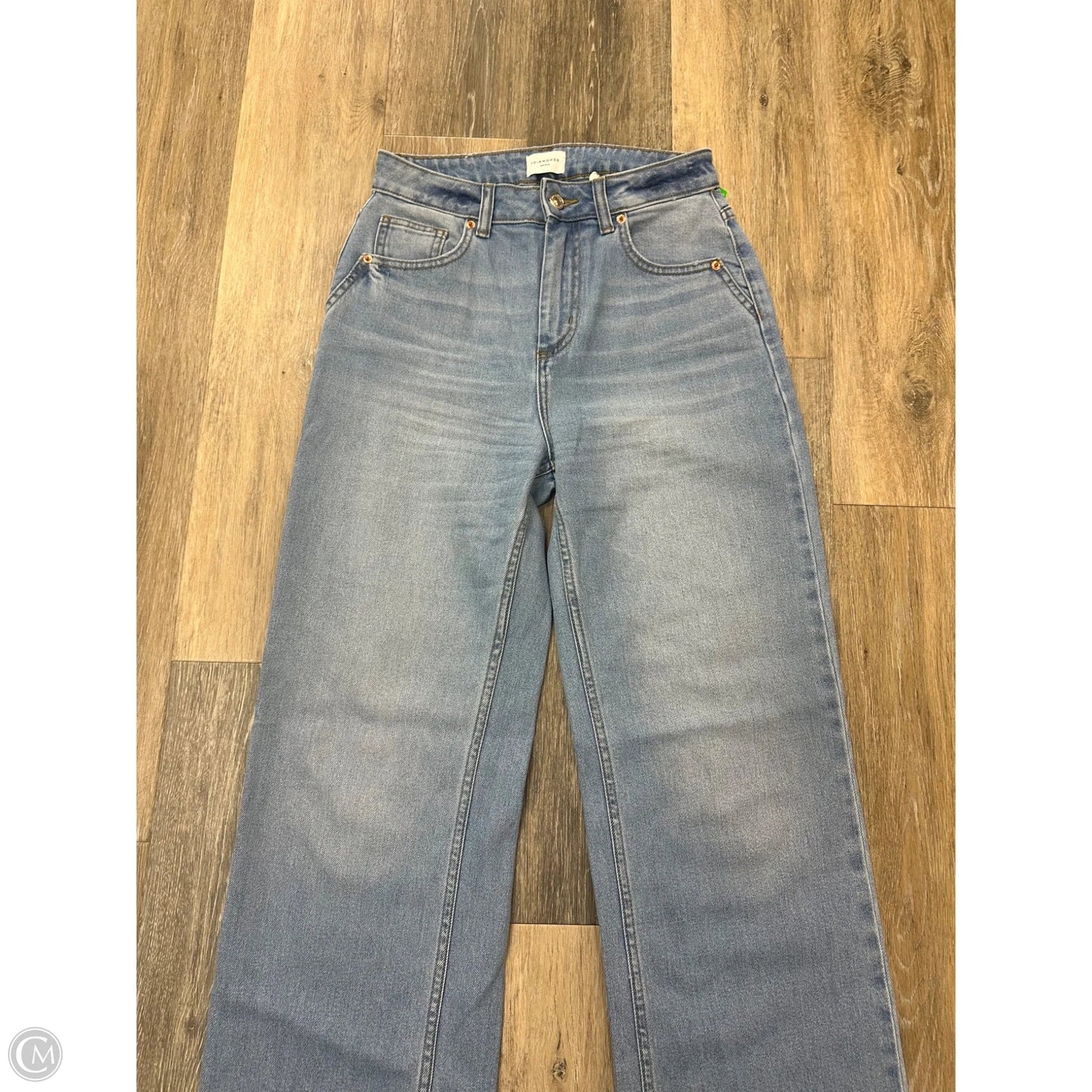 Jeans Wide Leg By 7 Diamonds In Blue Denim, Size: 2