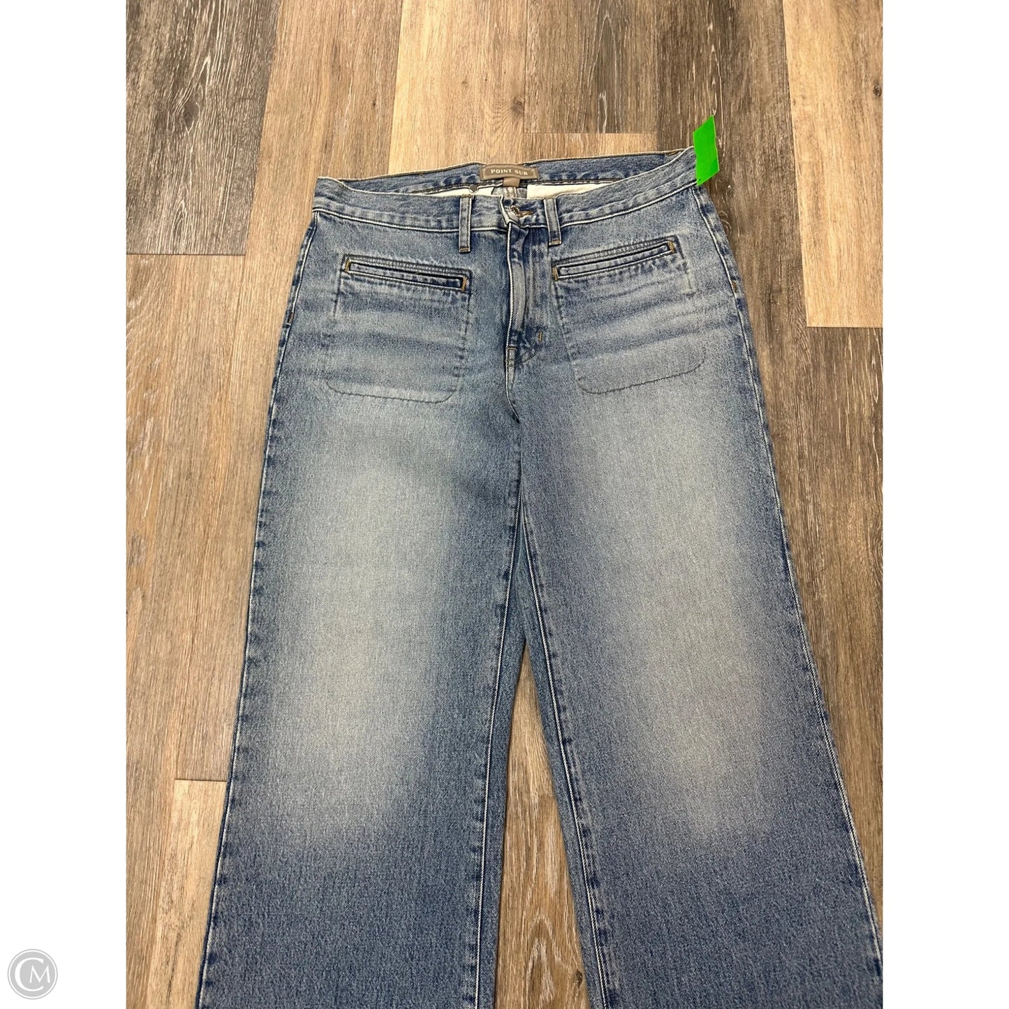 Jeans Wide Leg By Point Sur In Blue Denim, Size: 8
