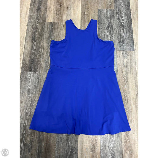 Athletic Dress By Athleta In Blue, Size: 2x