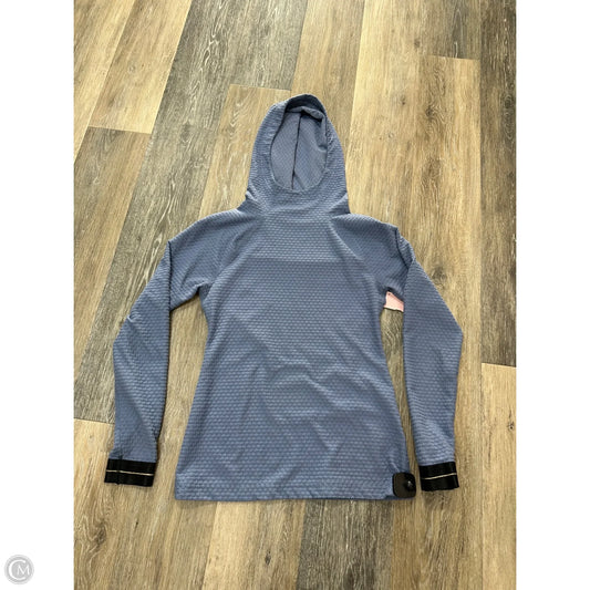 Athletic Top Long Sleeve Hoodie By Nike Apparel In Blue, Size: Xs