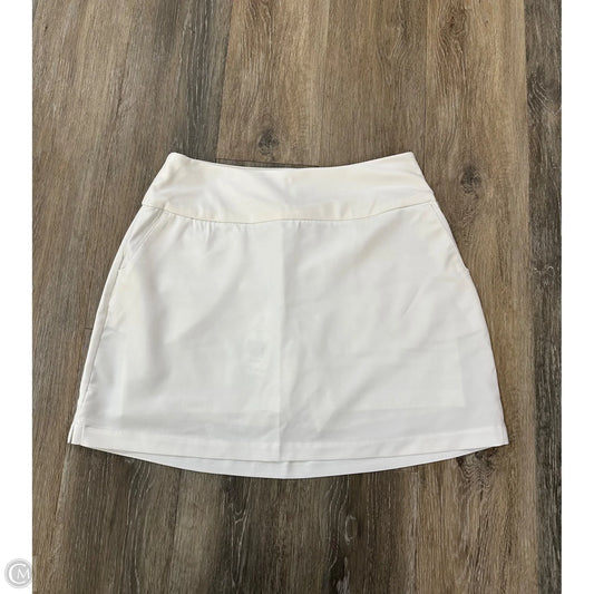 Athletic Skort By Adidas In White, Size: S