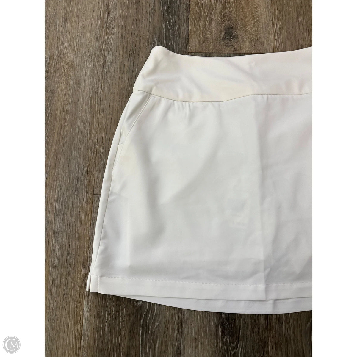 Athletic Skort By Adidas In White, Size: S