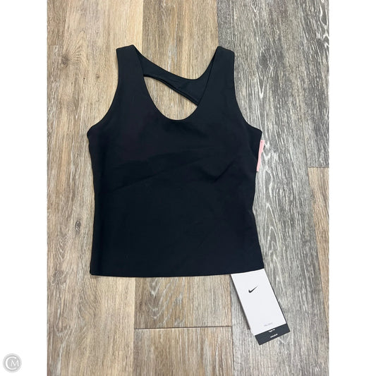 Athletic Tank Top By Nike Apparel In Black, Size: Xs