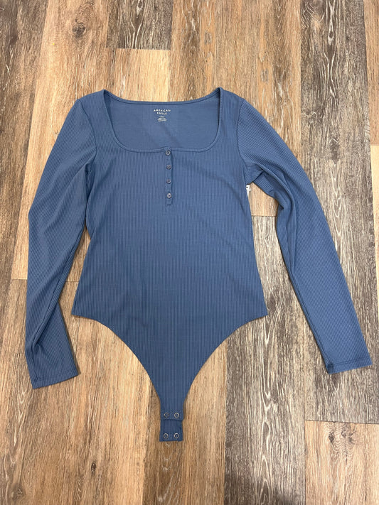 Top Long Sleeve By American Eagle In Blue, Size: L