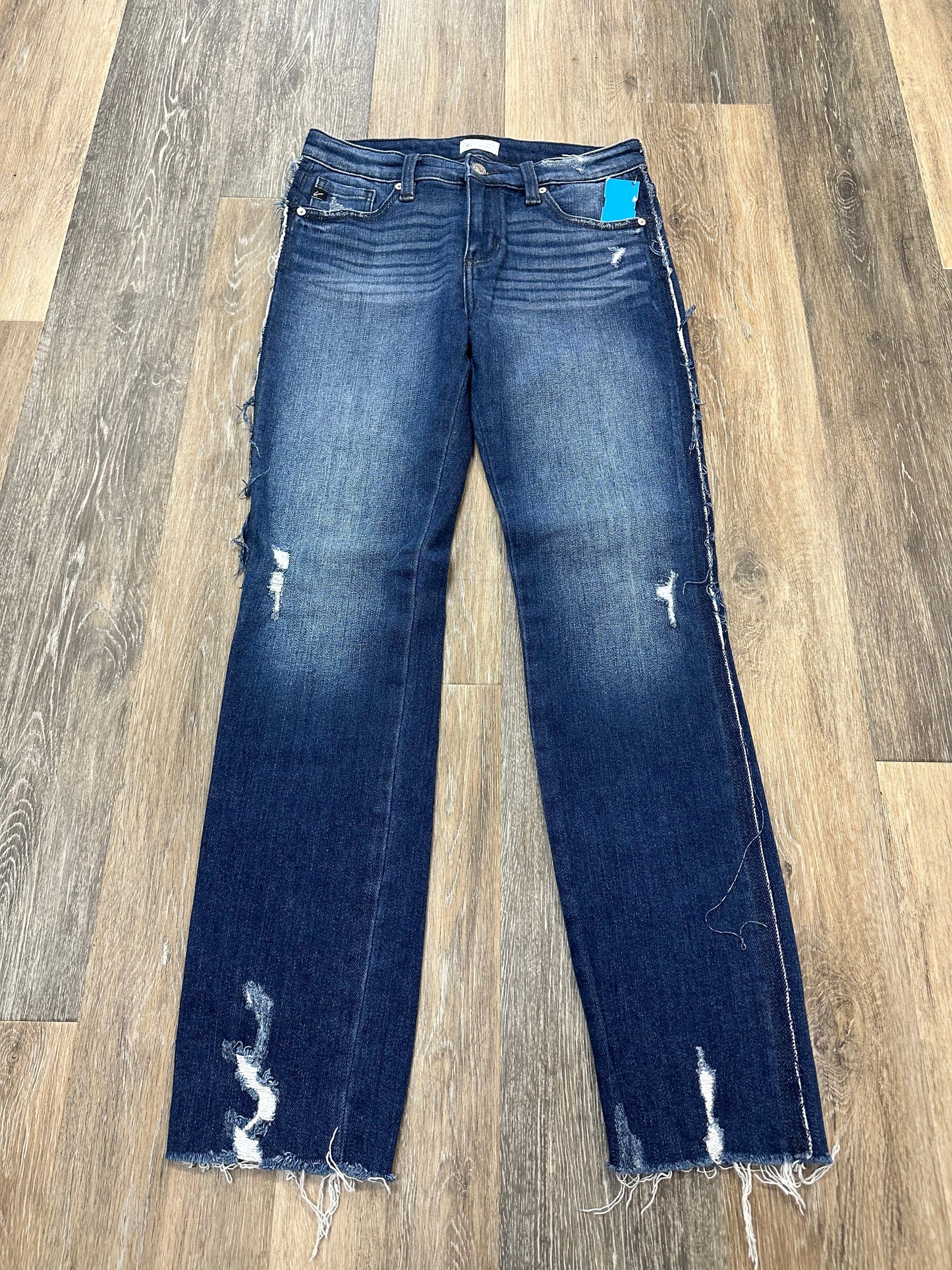 Blue Denim Jeans Straight Kancan, Size 5