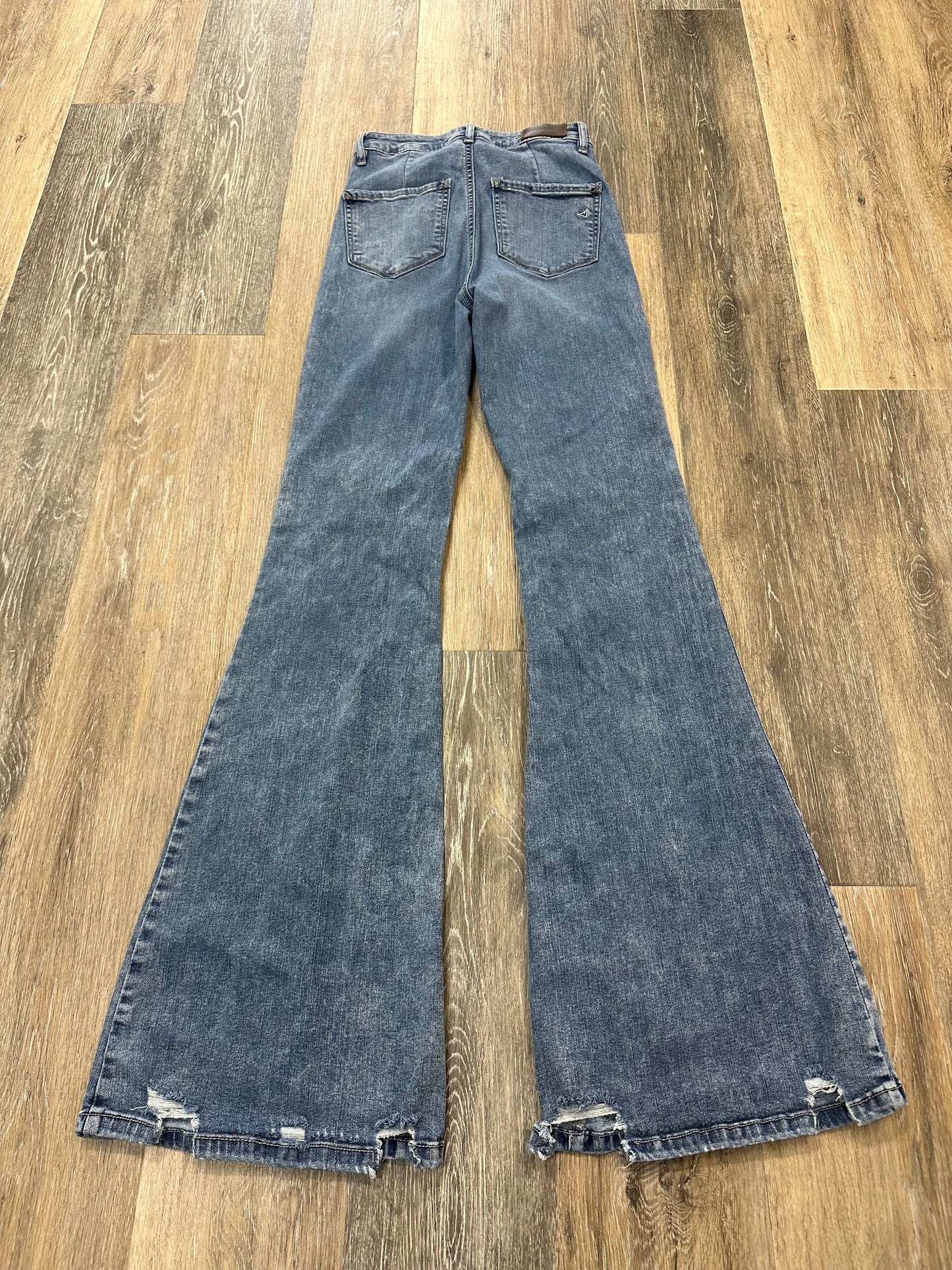 Blue Denim Jeans Flared Hidden, Size 2