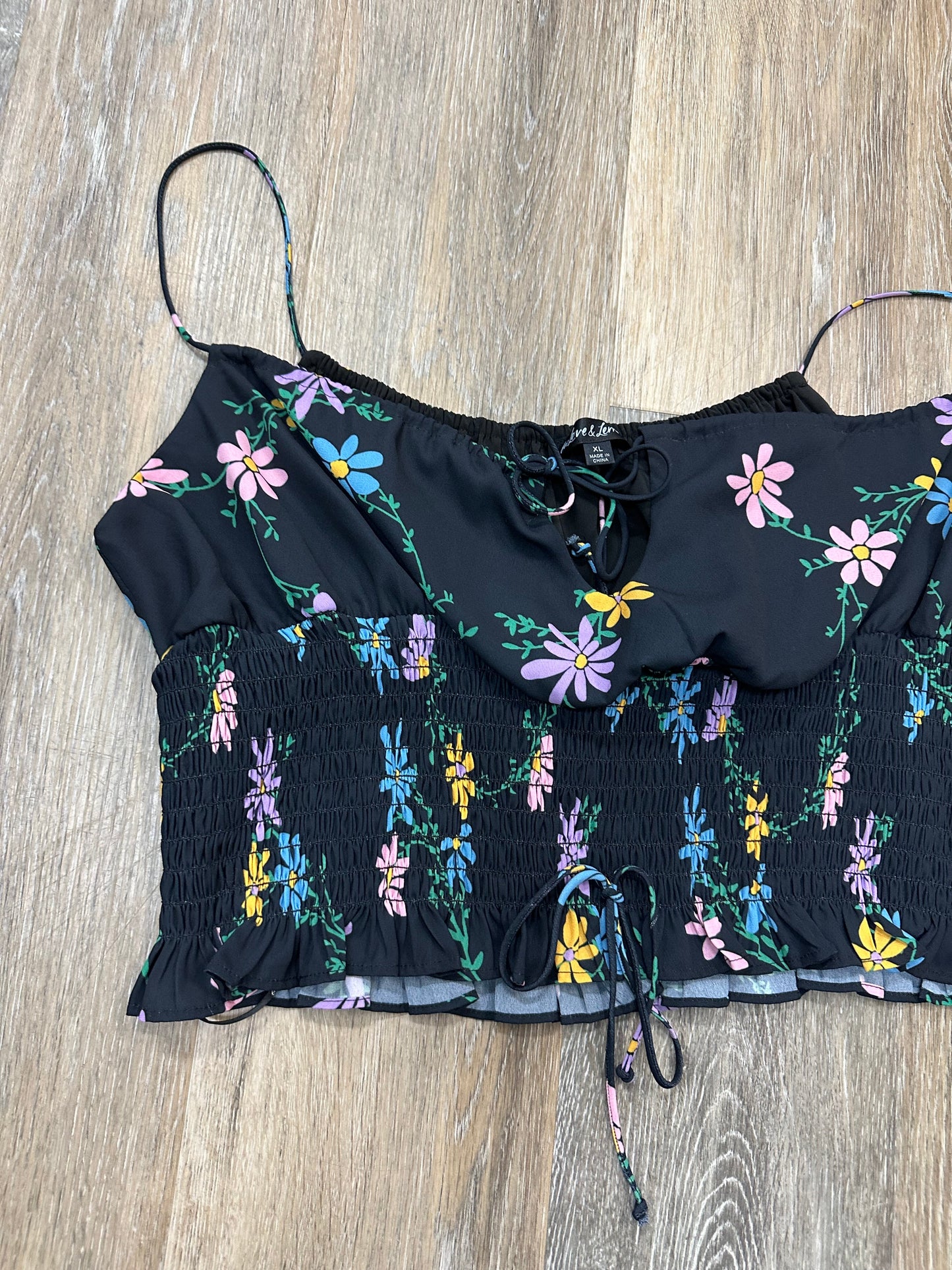 Tank Top By For Love & Lemons In Floral Print, Size: Xl