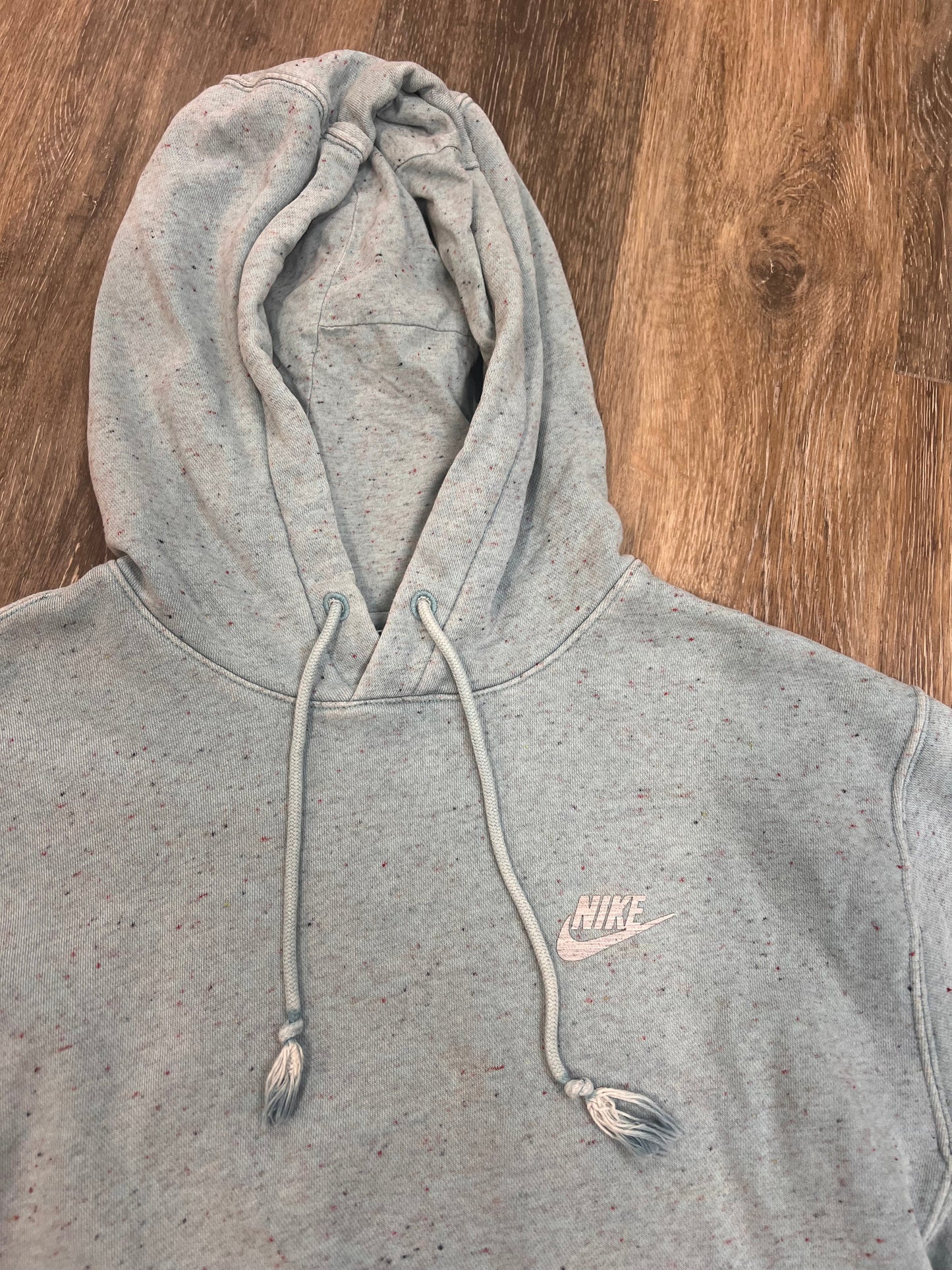 Athletic Sweatshirt Hoodie By Nike Apparel In Blue, Size: S