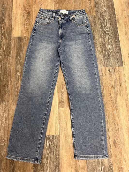 Jeans Straight By Risen In Blue Denim, Size: 5/27