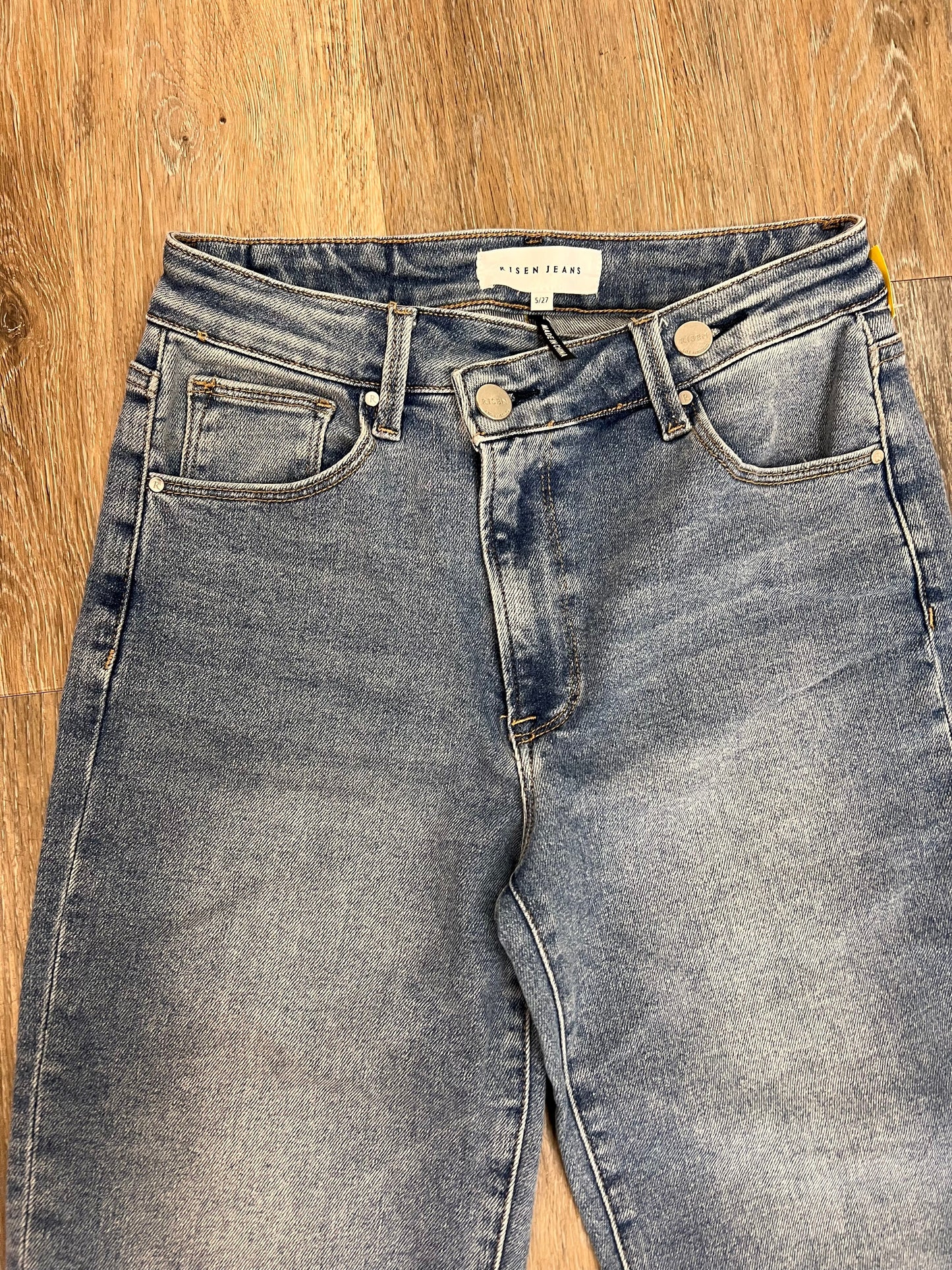 Jeans Straight By Risen In Blue Denim, Size: 5/27