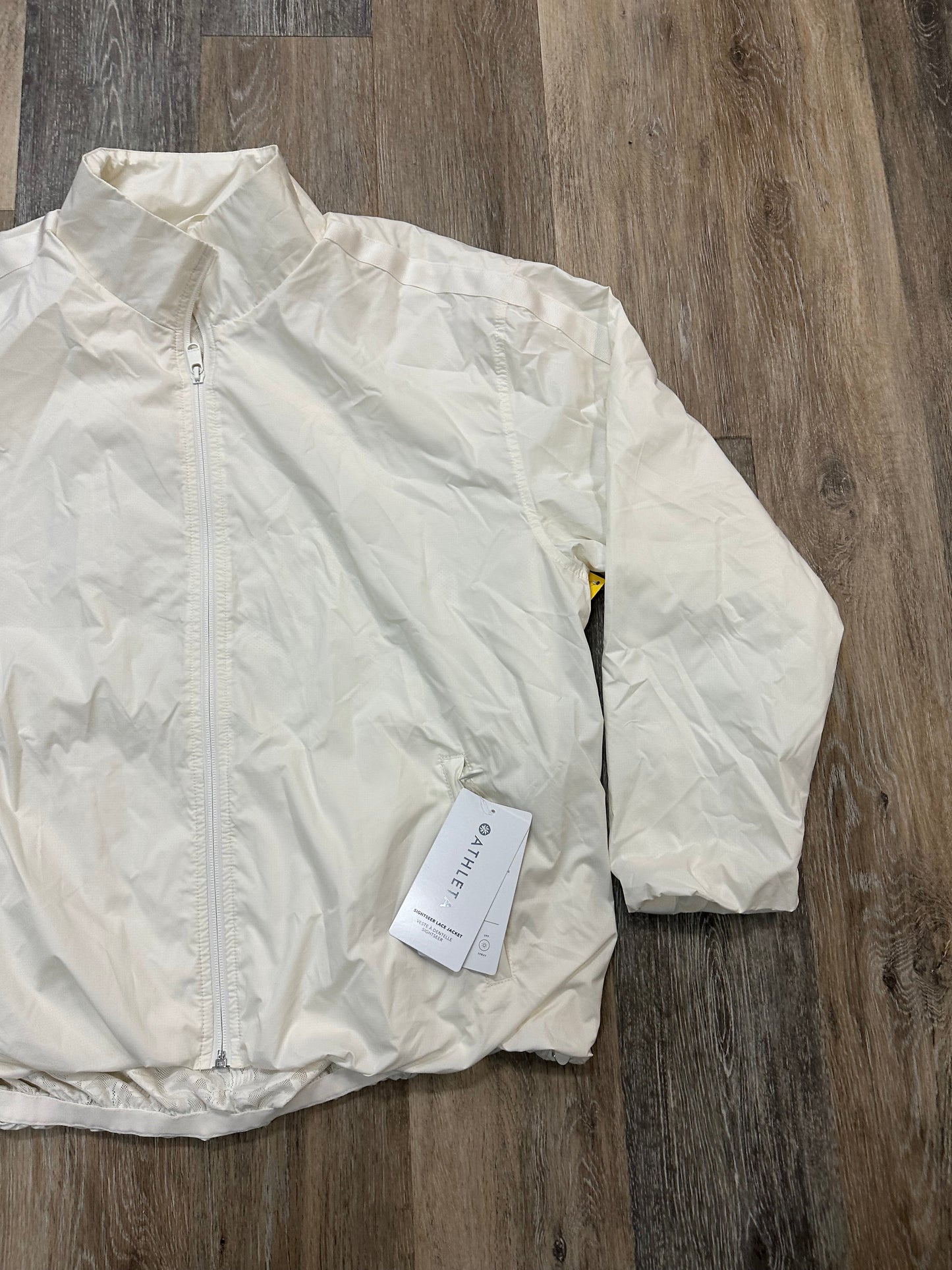 Athletic Jacket By Athleta In White, Size: Xl Tall