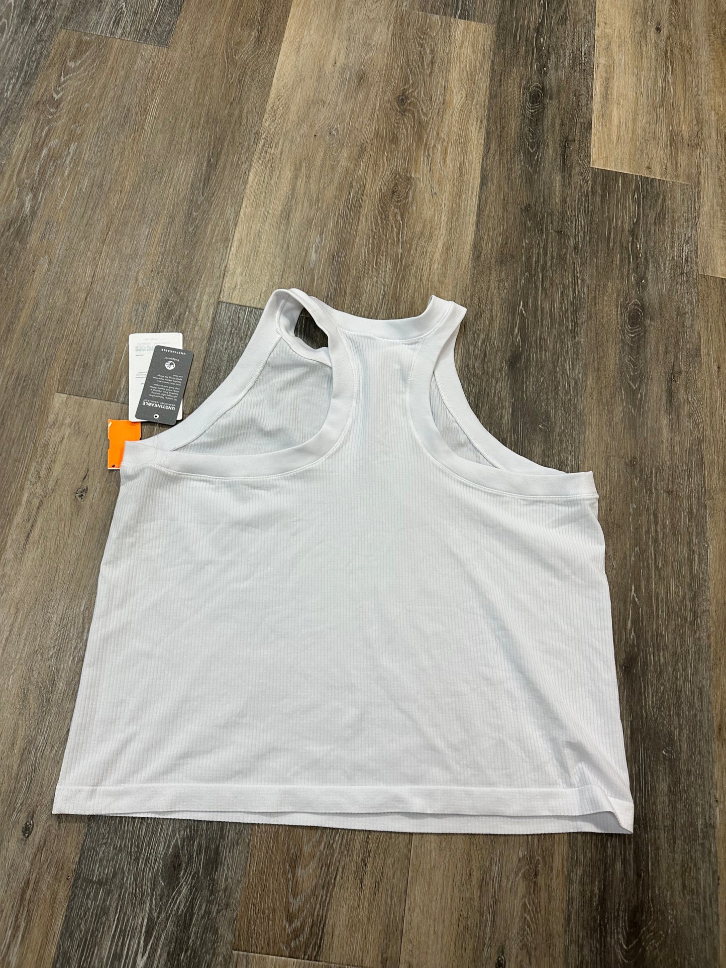 Athletic Tank Top By Athleta In White, Size: 2x