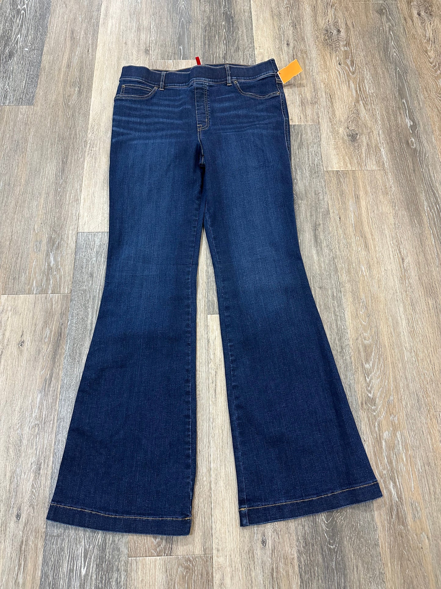 Jeans Boot Cut By Spanx In Blue Denim, Size: Xl