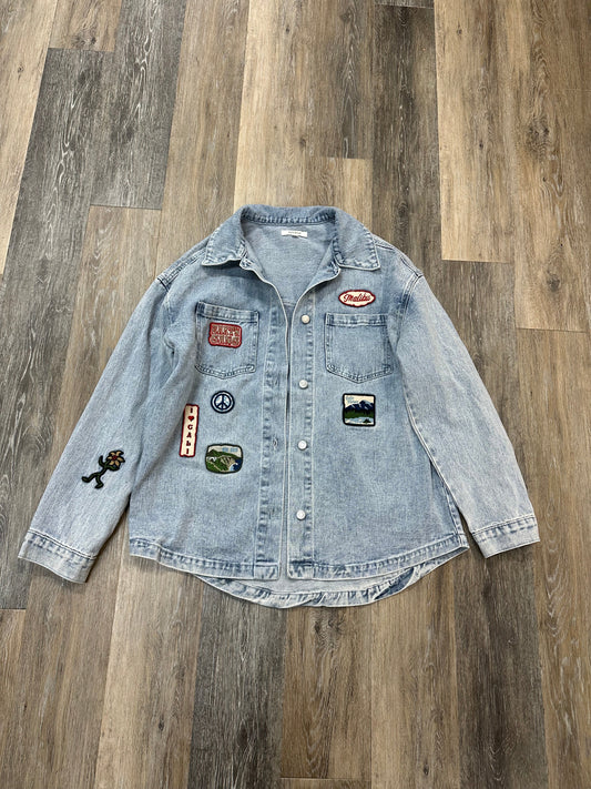 Jacket Denim By Pacsun In Blue Denim, Size: Osfm