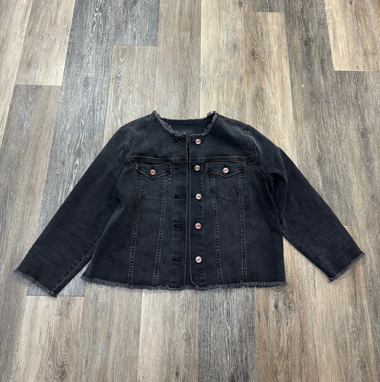 Jacket Denim By Sanctuary In Black Denim, Size: L