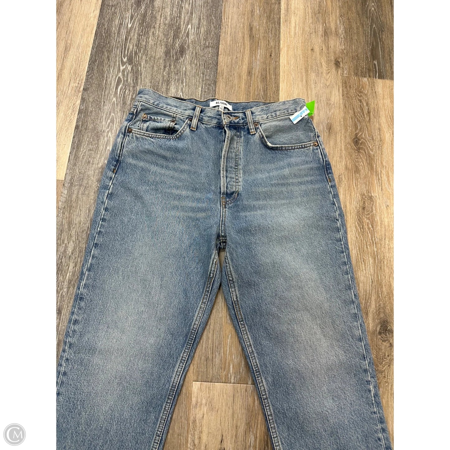 Jeans Straight By Re/Done In Blue Denim, Size: 8/29