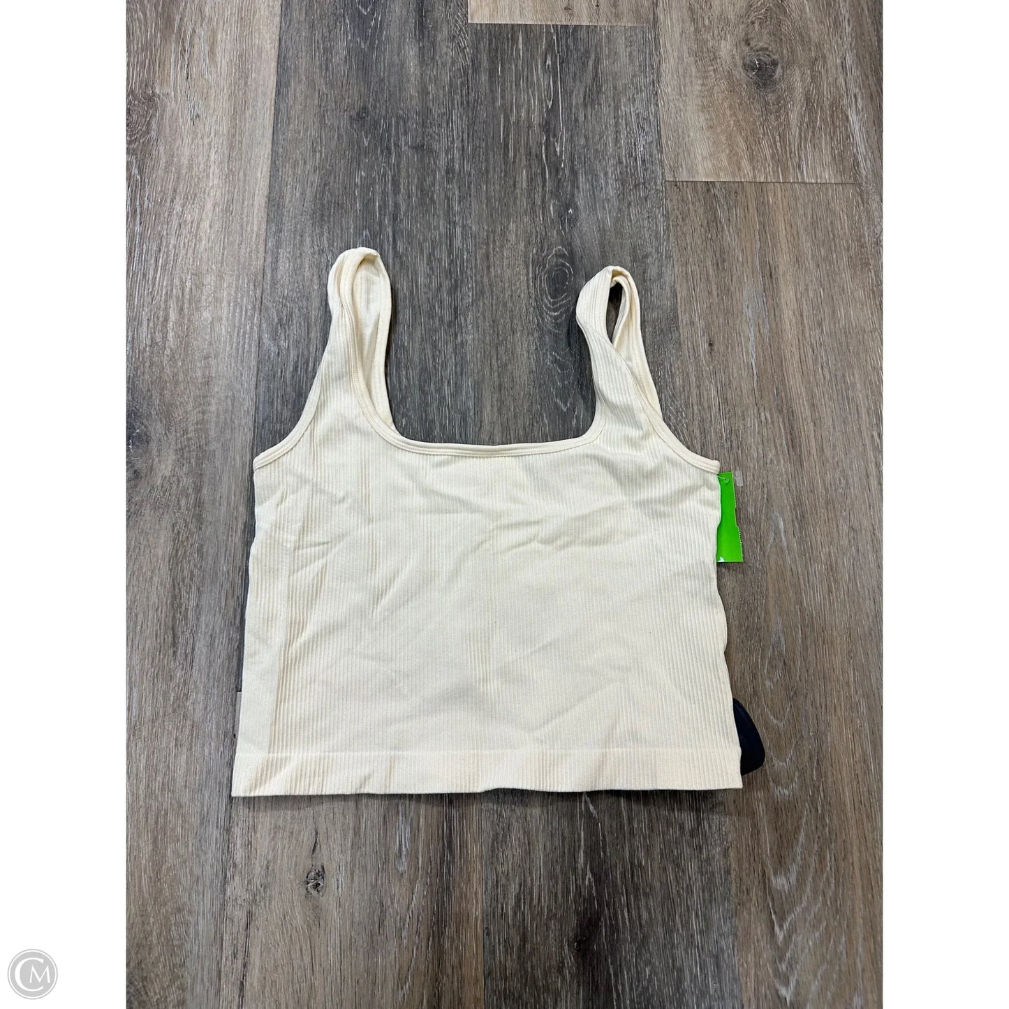 Tank Top By Clothes Mentor In Cream, Size: M