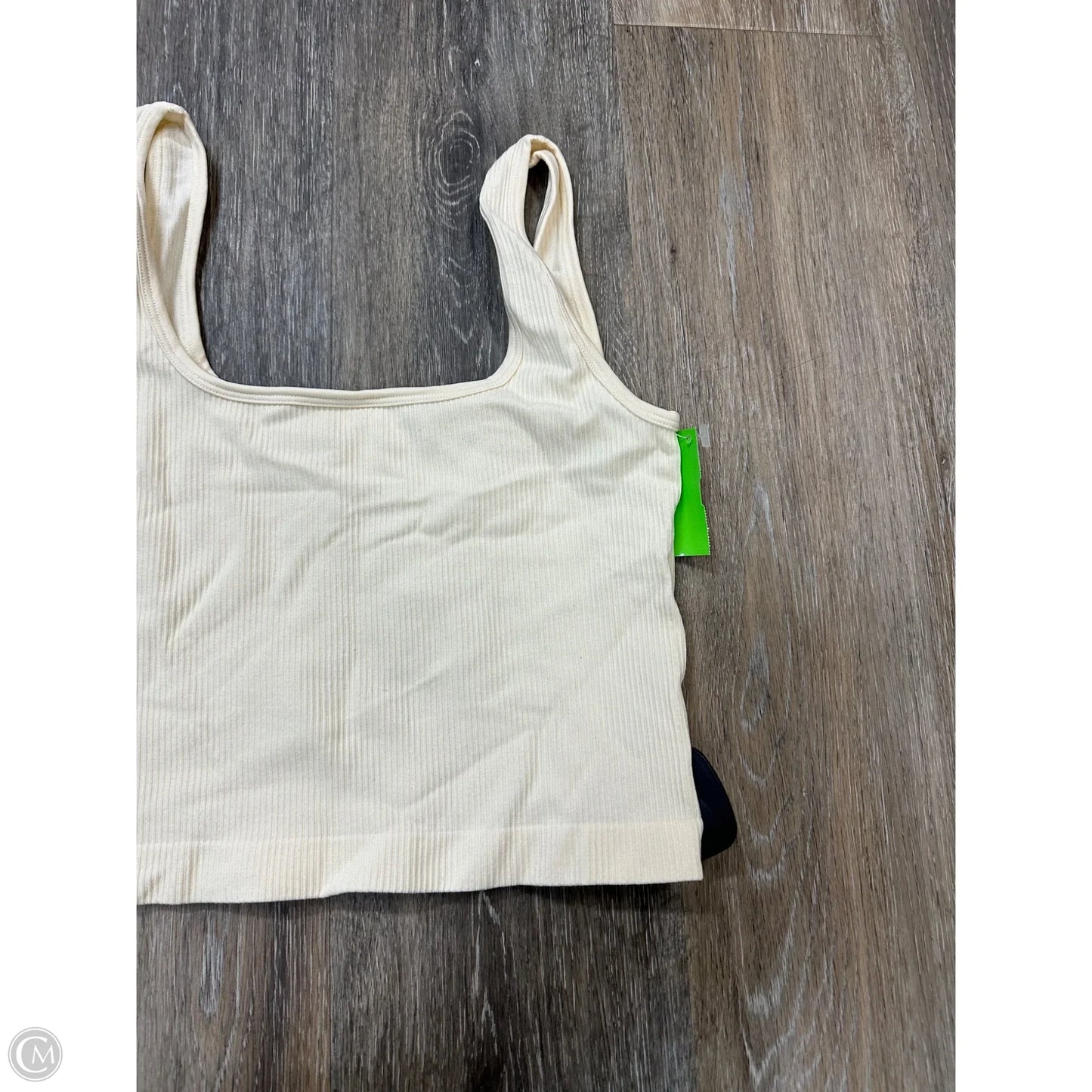 Tank Top By Clothes Mentor In Cream, Size: M