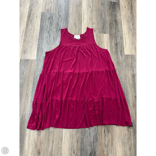 Dress Casual Short By Saturday/sunday In Pink, Size: 3x