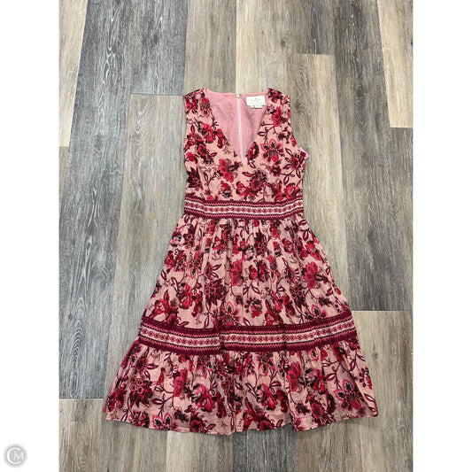 Dress Designer By Kate Spade In Floral Print, Size: 0
