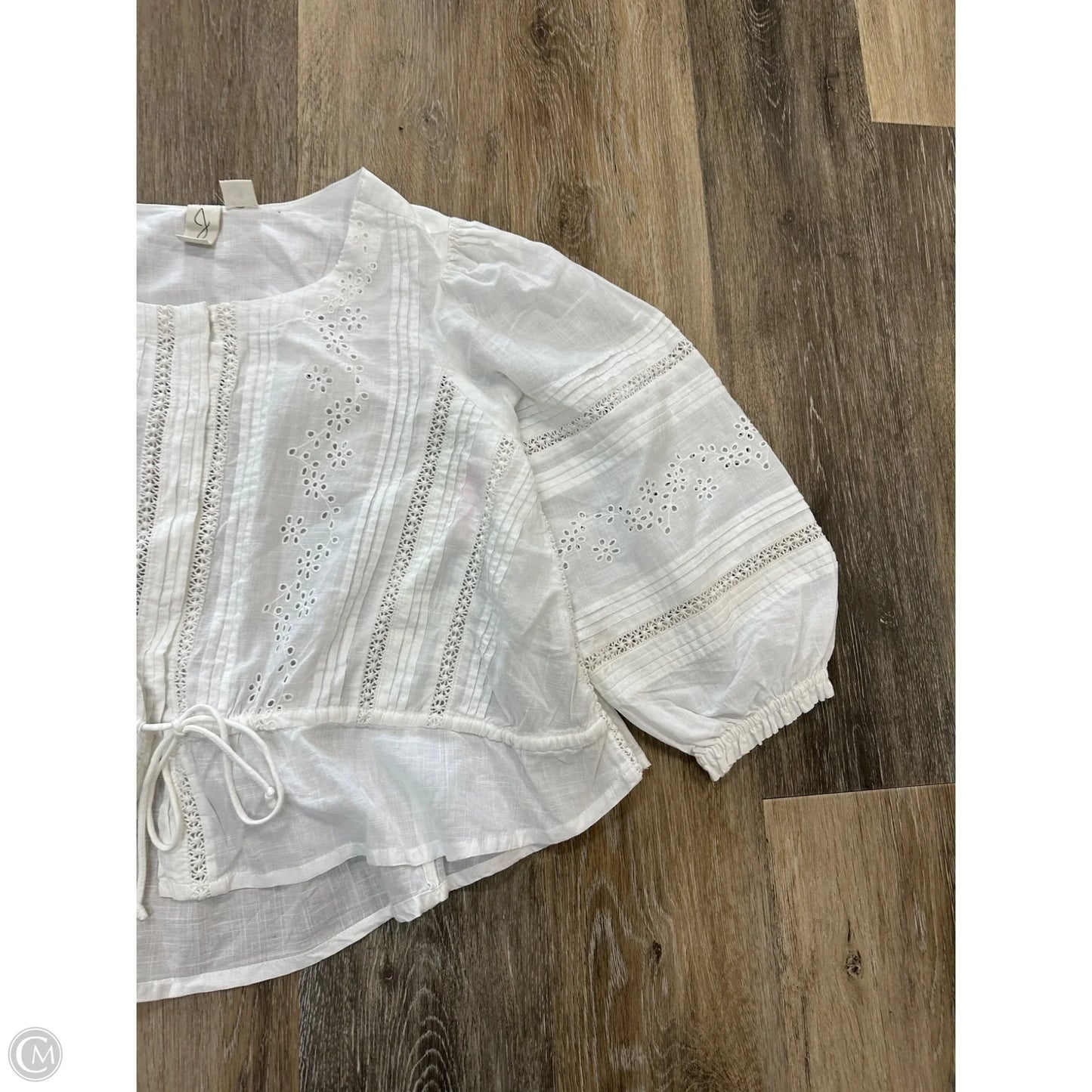 Blouse Long Sleeve By Joie In White, Size: Xs