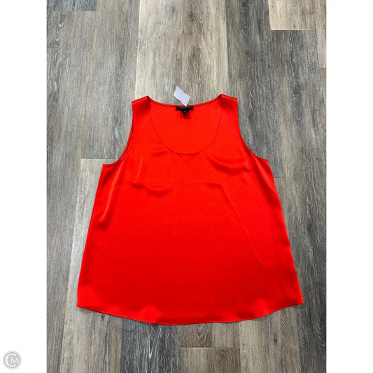 Top Sleeveless Designer By St John Collection In Red, Size: M
