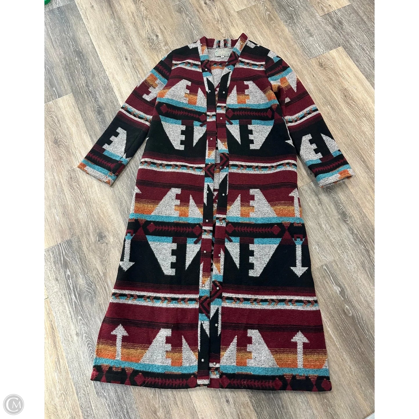 Sweater Cardigan By Silverado In Multi-colored, Size: S