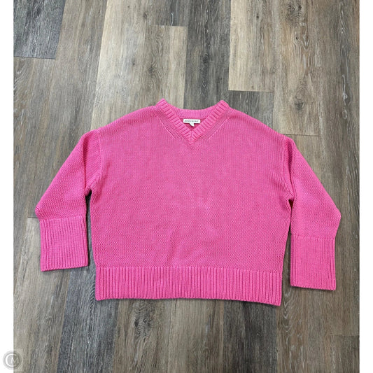 Sweater By Banana Republic In Pink, Size: L