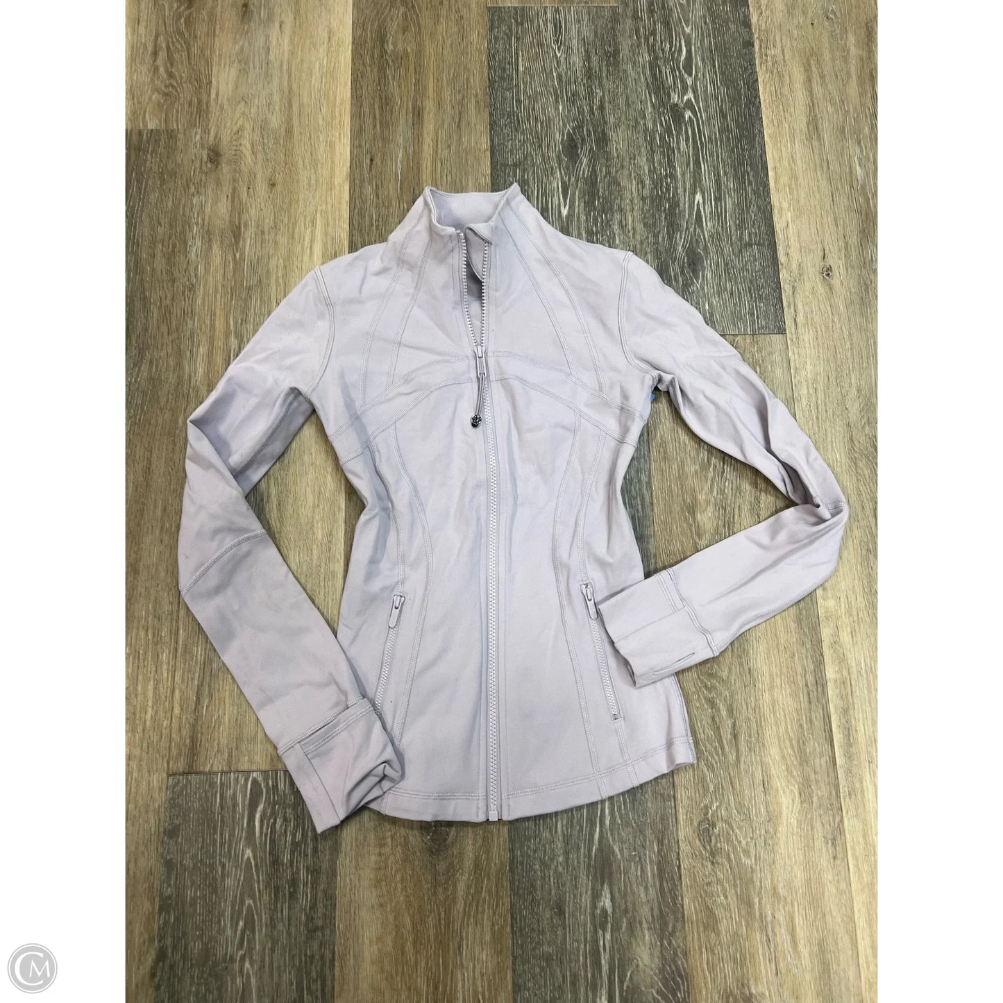 Athletic Jacket By Lululemon In Purple, Size: 2